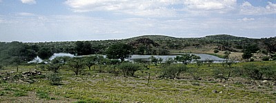 Straße Opuwo - Uis: Kleiner See - Kunene