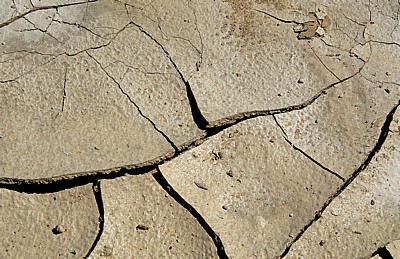 Welwitschia-Drive: Ausgetrockneter Boden - Namib