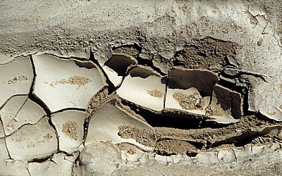 Welwitschia-Drive: Ausgetrockneter Boden - Namib