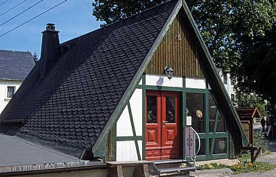 Geschäft für erzgebirgische Schnitzkunst - Seiffen