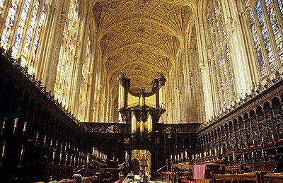 King's College Chapel: Chor und Orgel - Cambridge