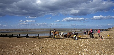 Hunstanton Beach (Strand): Ponyreiten - Hunstanton