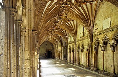 The Cathedral of Christ Church (Canterbury Cathedral, Kathedrale): Großer Kreuzgang - Canterbury
