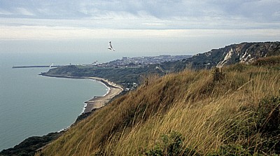 Blick auf Folkestone - Capel-le-Ferne