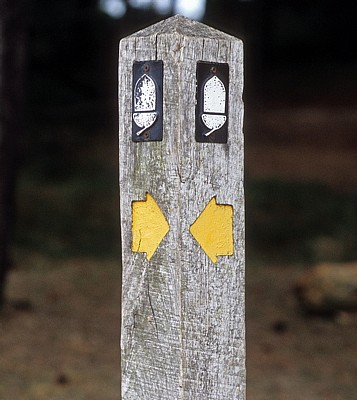 Norfolk Coastal Path: Wegmarkierung - Wells-next-the-Sea