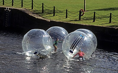 Dukes Dock: Water Balls (Water walking Balls) - Liverpool
