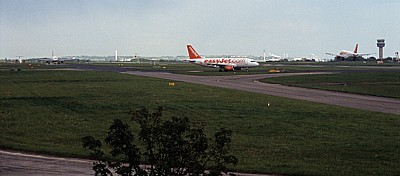 Speke Hall: Blick auf den John-Lennon-Airport - Liverpool