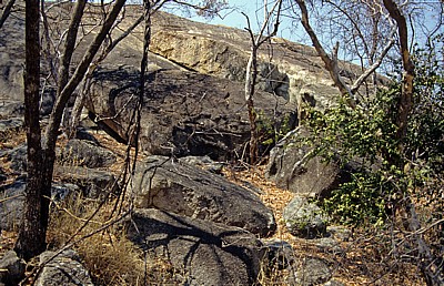 Felsformation: Zwiebelschalenverwitterung - Matopos National Park