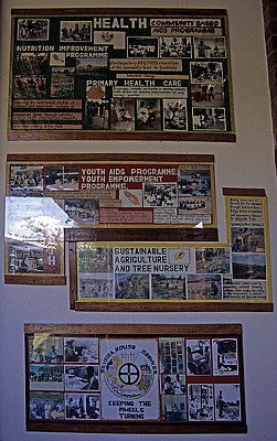 Chishawasha: Silveira House - Informationstafel Gesundheit - Harare