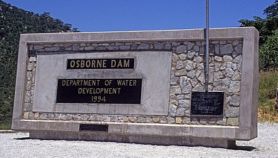 Osborne Dam (Erdschüttungsstaudamm): Informationstafel - Manicaland Province