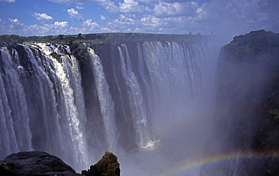 Danger Point: Rainbow Falls und Eastern Cataract - Victoriafälle