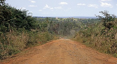 Fahrt Mtemere Gate, Selous Game Reserve - Daressalam: Fahrzeuge auf dem Weg nach Daressalam - Pwani Region