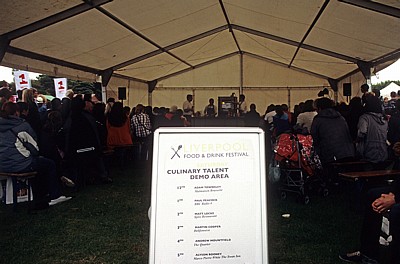 Sefton Park: Liverpool Food & Drink Festival - Local Culinary Talent Demo Area: Kochvorführung - Liverpool