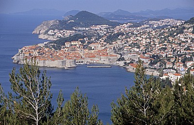 Blick auf Dubrovnik - Gespanschaft Dubrovnik-Neretva