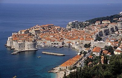 Blick auf Dubrovnik: Stari Grad (Altstadt) - Gespanschaft Dubrovnik-Neretva