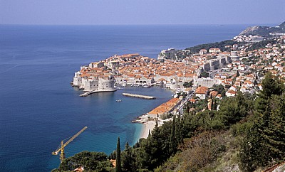 Blick auf Dubrovnik: Stari Grad (Altstadt) - Gespanschaft Dubrovnik-Neretva