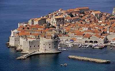 Blick auf Dubrovnik: Stari Grad (Altstadt) - Gespanschaft Dubrovnik-Neretva