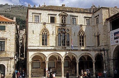 Stari Grad (Altstadt): Sponza-Povijesni arhiv (Sponza-Palast) - Dubrovnik
