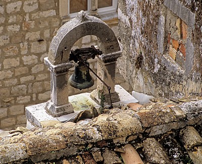 Stari Grad (Altstadt): Blick von der Stadtmauer - Glockenturm - Dubrovnik