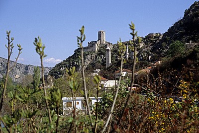 Blick auf den Ort - Pocitelj