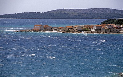 Blick auf Brodarica - Gespanschaft Sibenik-Knin