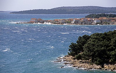 Blick auf Brodarica - Gespanschaft Sibenik-Knin