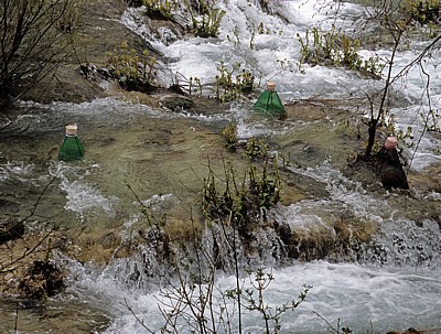 Donja jezera (Untere Seen): Novakovica brod - Versuchsstationen (wissenschaftliches Experiment) - Nationalpark Plitvicer Seen