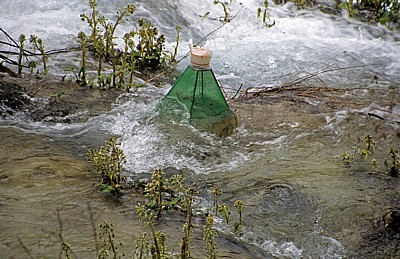 Donja jezera (Untere Seen): Novakovica brod - Versuchsstation (wissenschaftliches Experiment) - Nationalpark Plitvicer Seen