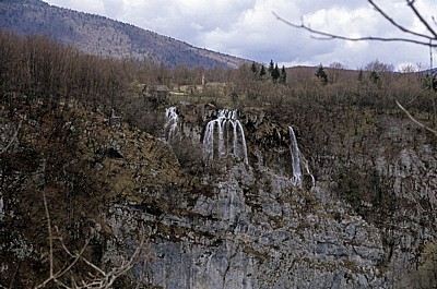 Veliki slap (großer Wasserfall, Fluß Plitvica) - Nationalpark Plitvicer Seen