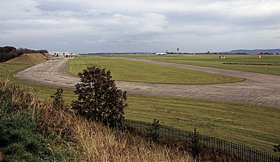 Speke Hall: Blick auf den John-Lennon-Airport - Liverpool