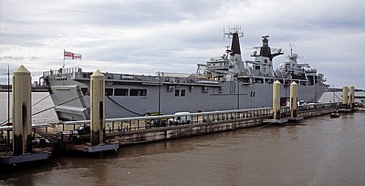 Pier Head: HMS Albion (L14, amphibisches Landungsschiff) - Liverpool