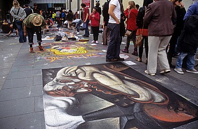 The James William Carling International Pavement Art Competition: Straßenmalerei - Liverpool