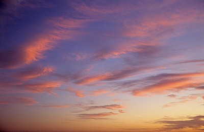 Abendstimmung am River Mersey: Wolken - Liverpool