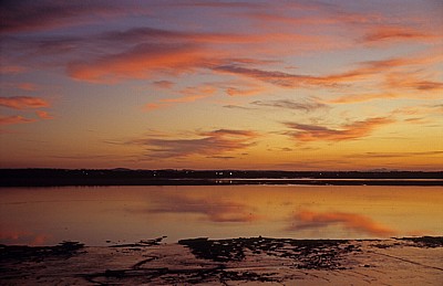 Abendstimmung am River Mersey - Liverpool