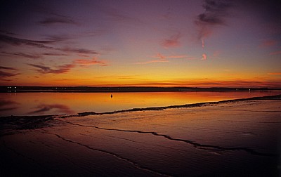 Abendstimmung am River Mersey - Liverpool