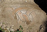Frühchristliche Basilika: Fußbodenmosaik - Butrint