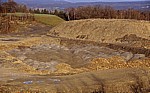 Rundwanderweg Piesberg: Kieshaufen im Steinbruch - Osnabrück