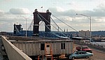 John A. Roebling Suspension Bridge (Vorlage für die Brooklyn Bridge) - Cincinnati