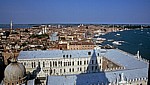 Blick vom Campanile: Dogenpalast - Venedig