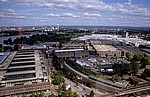 Blick vom KölnTriangle: Messegelände Köln Messe - Köln