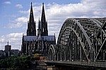 Köln Dom, Hohenzollernbrücke - Köln