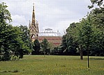 Kensington Gardens: Blick auf Albert Memorial und Royal Albert Hall - London
