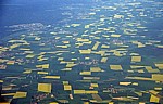 Flug Paris - München: Windräder und Rapsfelder - Deutschland