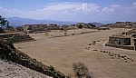 Blick von der Plataforma Sur (Südplattform) - Monte Albán