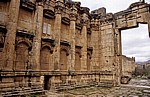 Tempel des Bacchus: Tempelinneres - Baalbek