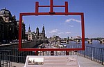 Innere Altstadt: Brühlsche Terrasse - Installation Blicke auf Dresden - Dresden