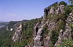 Von links Wartturm und Bastei - Sächsische Schweiz