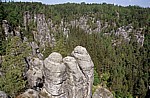 Bastei: Felsformationen - Sächsische Schweiz