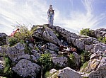 Jakobsweg (Navarrischer Weg): Marienfigur (Vierge de Biakorri) - Pyrenäen (F)