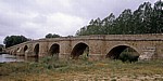 Jakobsweg (Camino Francés): Romanische Brücke über den Río Pisuerga - Castilla y León